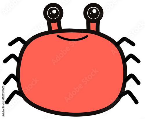 Red Crab Cartoon