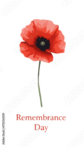 Remembrance Day banner, Remembrance Day poster, Lest We Forget banner, poppy flower design, Armistice Day poster, Veterans Day banner, memorial day remembrance, red poppy poster, military tribute bann
