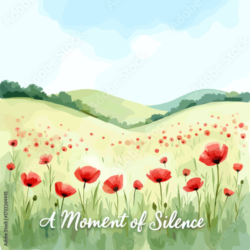 Remembrance Day banner, Remembrance Day poster, Lest We Forget banner, poppy flower design, Armistice Day poster, Veterans Day banner, memorial day remembrance, red poppy poster, military tribute bann