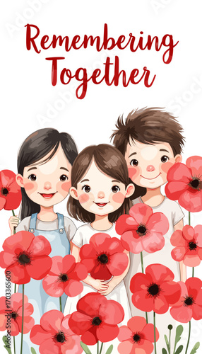 Remembrance Day banner, Remembrance Day poster, Lest We Forget banner, poppy flower design, Armistice Day poster, Veterans Day banner, memorial day remembrance, red poppy poster, military tribute bann