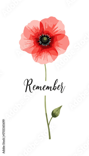 Remembrance Day banner, Remembrance Day poster, Lest We Forget banner, poppy flower design, Armistice Day poster, Veterans Day banner, memorial day remembrance, red poppy poster, military tribute bann
