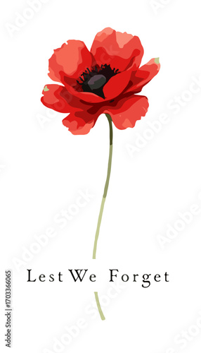 Remembrance Day banner, Remembrance Day poster, Lest We Forget banner, poppy flower design, Armistice Day poster, Veterans Day banner, memorial day remembrance, red poppy poster, military tribute bann