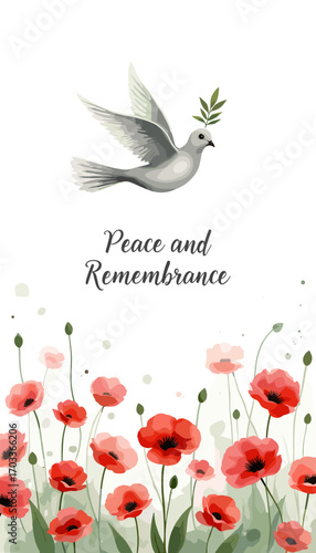 Remembrance Day banner, Remembrance Day poster, Lest We Forget banner, poppy flower design, Armistice Day poster, Veterans Day banner, memorial day remembrance, red poppy poster, military tribute bann