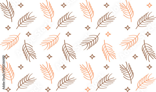 Flowers and Leaves Design Elements