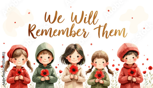 Remembrance Day banner, Remembrance Day poster, Lest We Forget banner, poppy flower design, Armistice Day poster, Veterans Day banner, memorial day remembrance, red poppy poster, military tribute bann