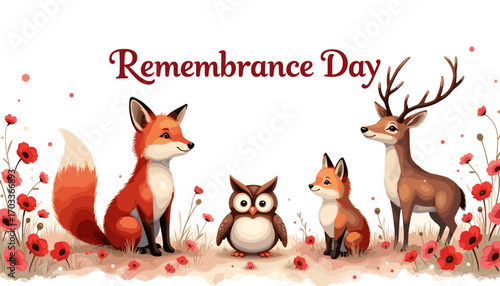 Remembrance Day banner, Remembrance Day poster, Lest We Forget banner, poppy flower design, Armistice Day poster, Veterans Day banner, memorial day remembrance, red poppy poster, military tribute bann