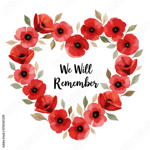 Remembrance Day banner, Remembrance Day poster, Lest We Forget banner, poppy flower design, Armistice Day poster, Veterans Day banner, memorial day remembrance, red poppy poster, military tribute bann