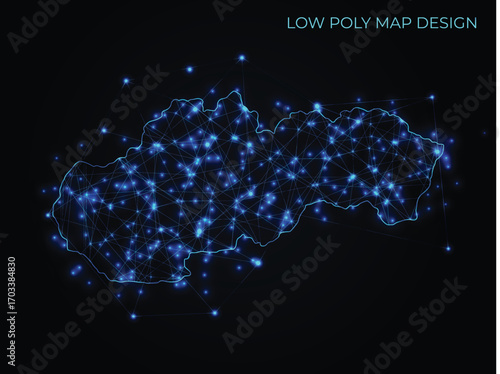 abstract digital networking connectivity vector map design	