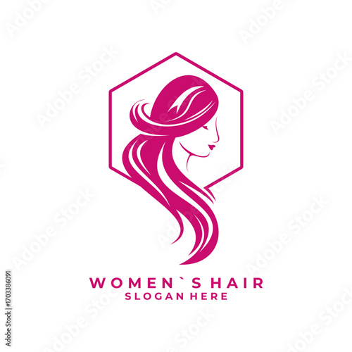 Beauty Hair salon logo and cosmetic logo design icon