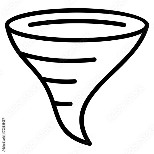 Tornado  Icon Element For Design