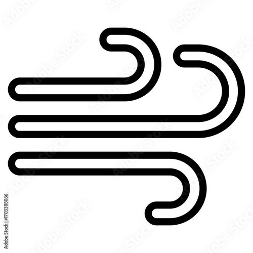 Wind  Icon Element For Design