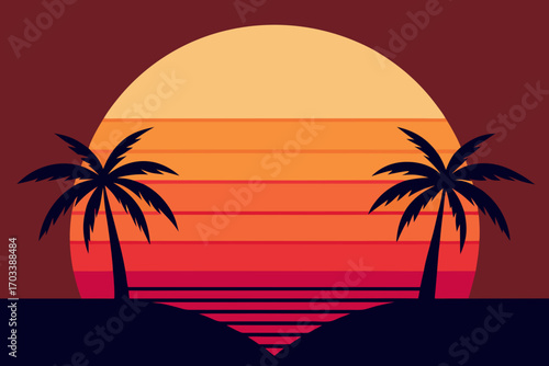 palm tree on the beach