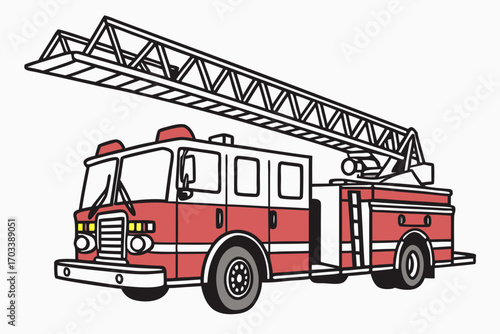 fire truck vector