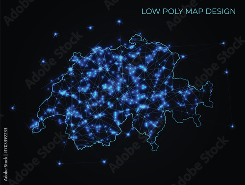 abstract digital networking connectivity vector map design	