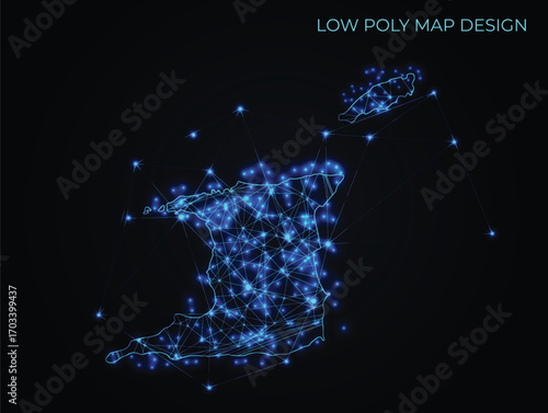 abstract digital networking connectivity vector map design	