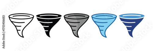 Tornado  Icon Element For Design