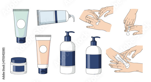 Skincare products and application methods for healthy skin health and beauty routines