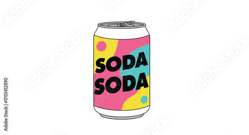 Refreshing fizzy drink beverage can soda pop refreshment bubbly cold beverage sweet drink carbonated beverage refreshing liquid