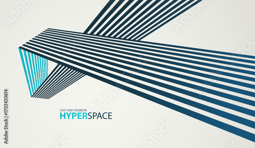 Lines in motion vector abstract background, 3D perspective stripes showing energy speed and aggression, minimal linear wallpaper art, sharp surreal graphics.