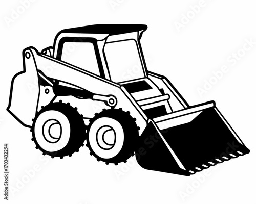 Skid Steer Loader Icon