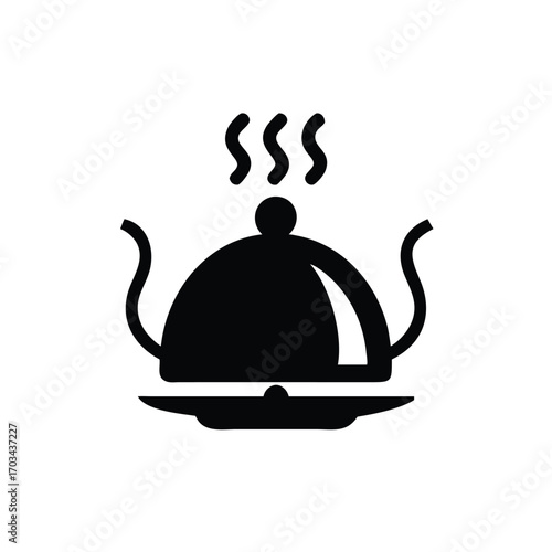 Hot Food Serving Dish Icon