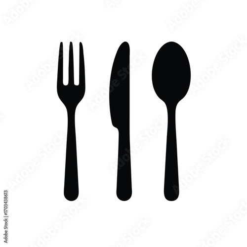 Cutlery Still Life Fork, Knife, Spoon