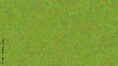 Abstract green low poly background texture