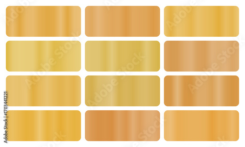  Honey gradient, A set of golden amber glossy gradients, The texture of a smooth nectar surface. A collection of sweet metallic gradients, flowing gradients, honey pack, Vector illustration, vector 10