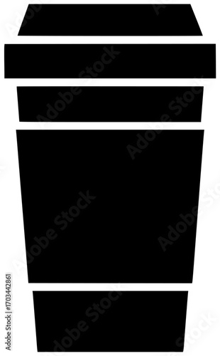 cafe illustration cappuccino silhouette latte logo espresso icon drink outline coffee hot beverage art breakfast cup caffeine morning barista shape with vector graphic background