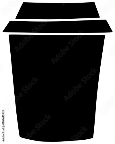 cafe illustration cappuccino silhouette latte logo espresso icon drink outline coffee hot beverage art breakfast cup caffeine morning barista shape with vector graphic background