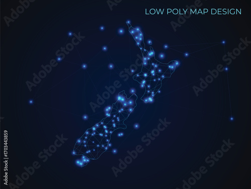 abstract digital networking connectivity vector map design	