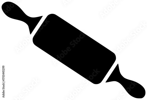 kitchen illustration cooking silhouette bakery logo food icon cook outline dough pin rolling culinary utensil pastry baking bake preparation shape for vector graphic background