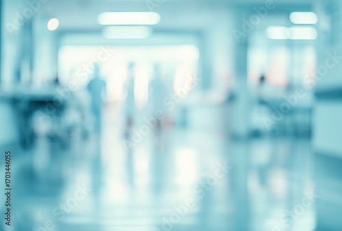 Wallpaper Mural Blurred scene inside hospital Torontodigital.ca