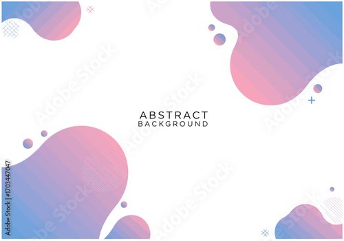Abstract background with gradient shapes in pink and blue hues