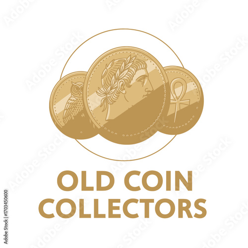 money currency collector vintage coin old collection