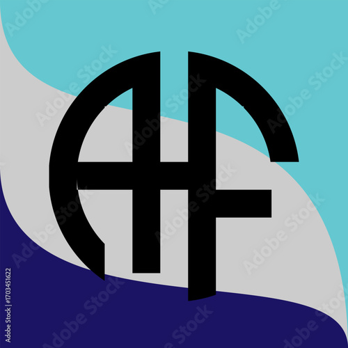 letter grid logo design for your brand