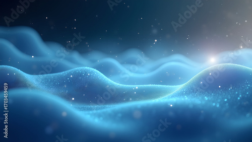 Obraz na płótnie abstract blue wave