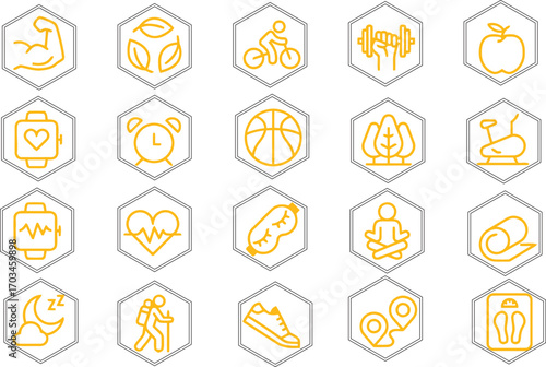 health care and life style  sports vector  collection