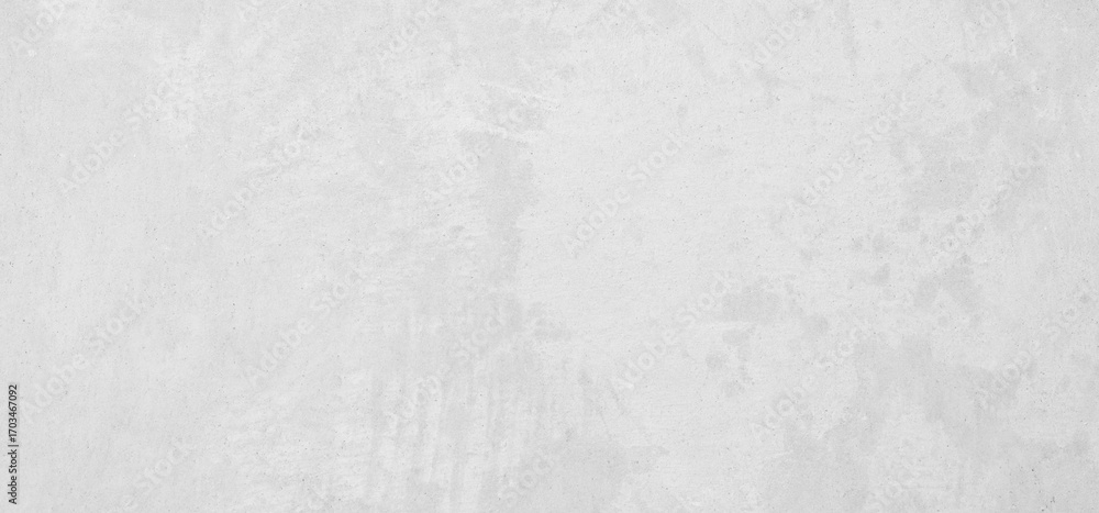 Fototapeta premium Blank white grunge cement wall texture background, banner, interior design background, banner