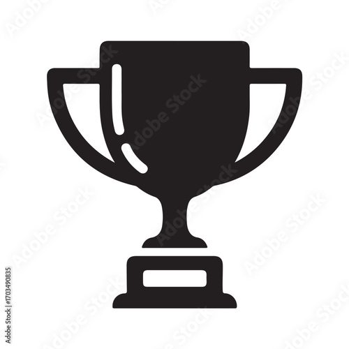 Elegant Black Trophy Cup for Awards and Recognition