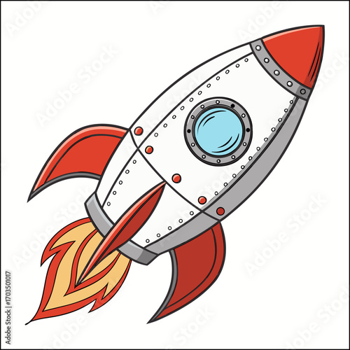 The rocket icons set includes a startup sign and symbol, along with a rocket launcher icon