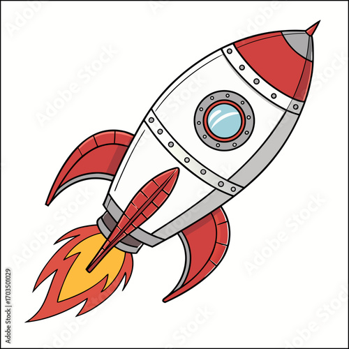 The rocket icons set includes a startup sign and symbol, along with a rocket launcher icon