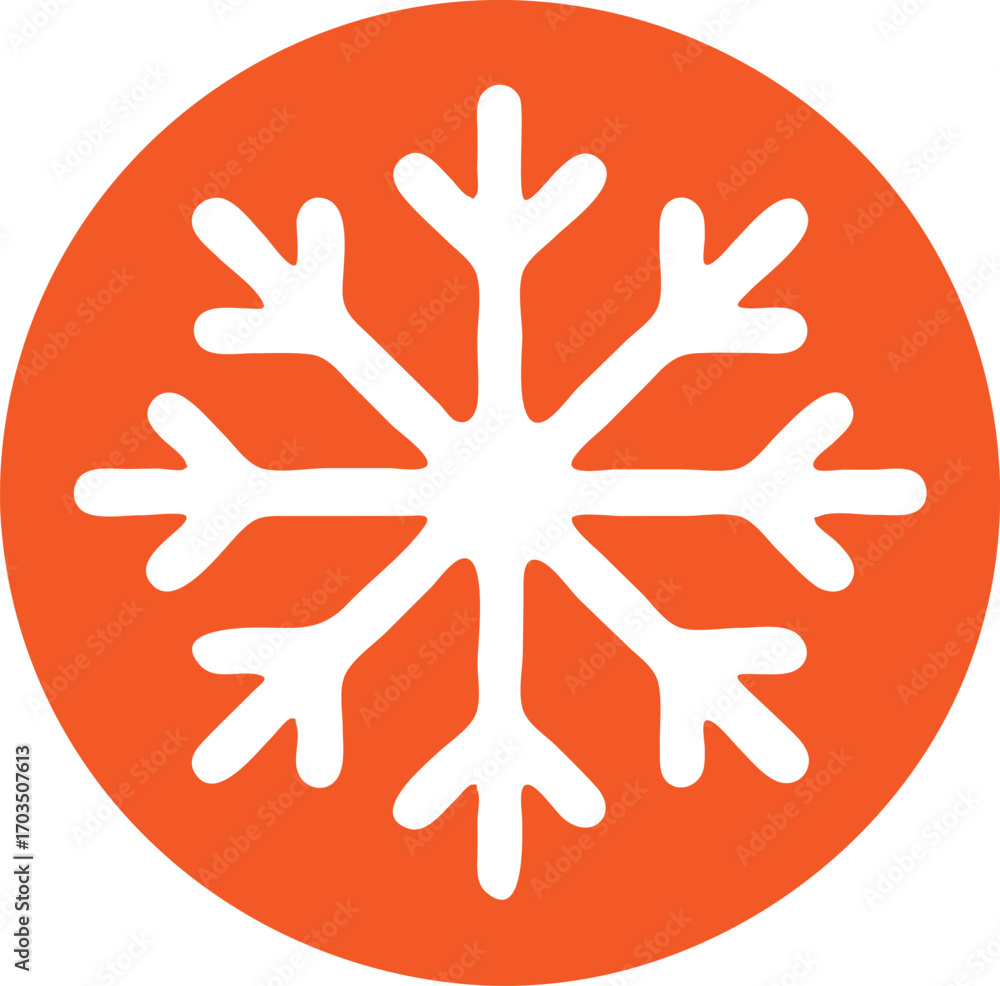 Obraz premium snowflake icon simple icon. Vector ICON all icon Viktor