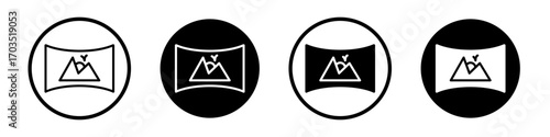 Immersive icons pack in black and white versions for web.