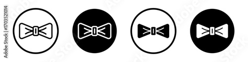 Bow icons pack in black and white versions for web.