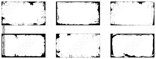 Vector grunge backgrounds. Grunge frames for your design.