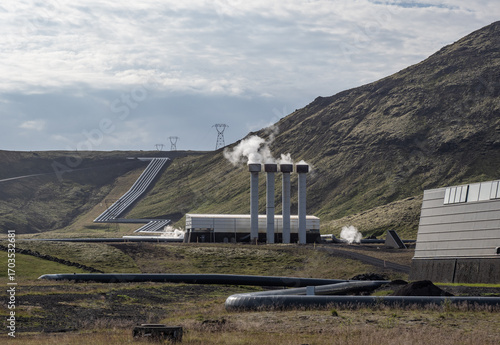 Hellisheiði  Geothermal  Power Station in Iceland