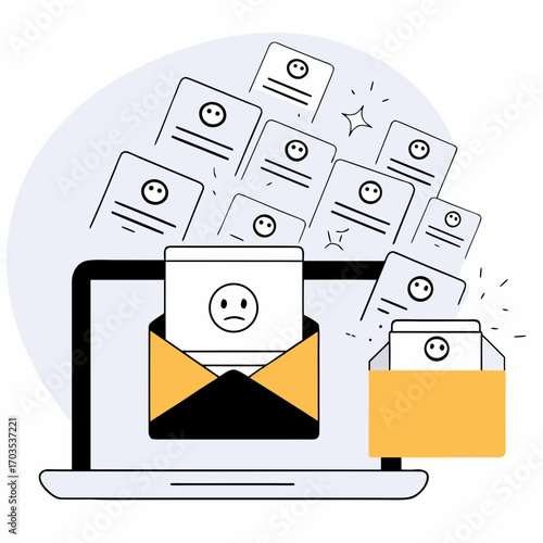 Negative feedback surge on laptop, online reviews need improvement, address bad reputation now