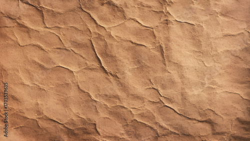 background of brown wrapped crumpled paper