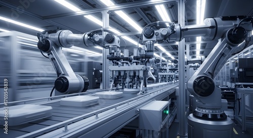 the engine of an industrial machine